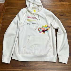 Culture White Hoodie for Men